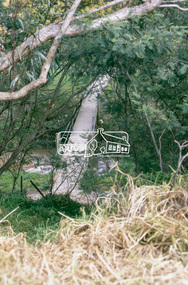 Slide - Photograph, Footbridge, Montmorency Park, c.Sep. 1989