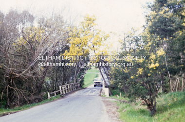 Slide - Photograph, Brougham Street Bridge, Eltham, c.Sep. 1989