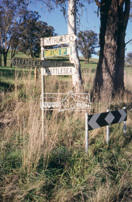 Slide - Photograph, Cottlesbridge-Strathewan Road, Arthurs Creek, c.June 1990