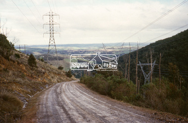 Slide - Photograph, Bowden Spur Road, Kinglake Central, c.June 1990