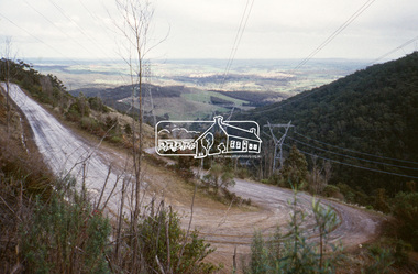 Slide - Photograph, Bowden Spur Road, Kinglake Central, c.June 1990