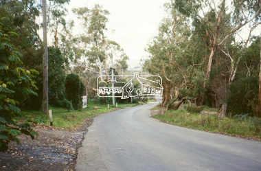 Slide - Photograph, Old Eltham Road, Lower Plenty, c.June 1990