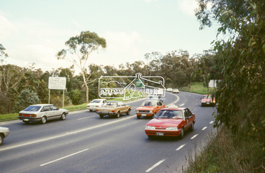Slide - Photograph, Fitzsimons Lane and Main Road, Eltham, c.June 1990