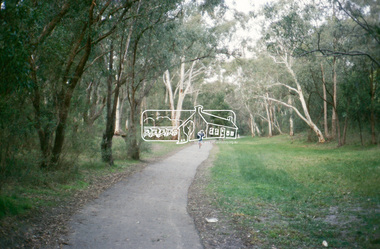 Slide - Photograph, Woodridge Linear Park Walkway, Eltham, c.June 1990