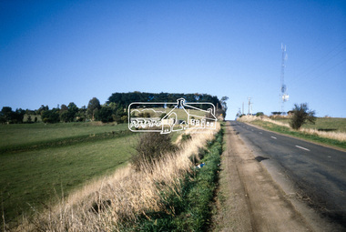 Slide - Photograph, Eltham-Yarra Glen Road, Kangaroo Ground, c.May1990