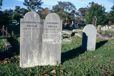 Slide - Photograph, St Katherine's Church Cemetery, 279 St Helena Road, St Helena, 27 May 1990