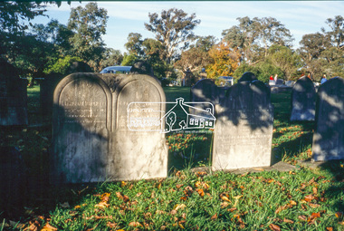 Slide - Photograph, St Katherine's Church Cemetery, 279 St Helena Road, St Helena, 27 May 1990