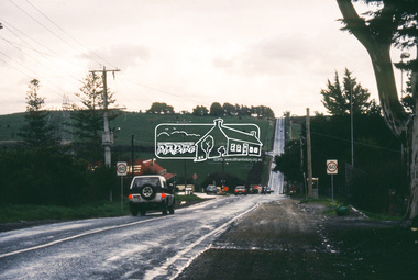 Slide - Photograph, Kangaroo Ground Supply Store, Eltham-Yarra Glen Road, Kangaroo Ground, c.Aug. 1990