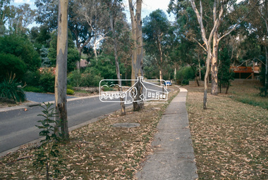 Slide - Photograph, Dunstan Drive, Hurstbridge, c.Apr. 1988