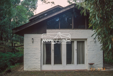 Slide - Photograph, Le Gallienne House, Yarra Braes Road, Eltham, 23 May 1993