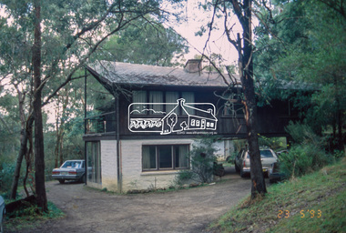 Slide - Photograph, Le Gallienne House, Yarra Braes Road, Eltham, 23 May 1993