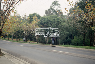 Slide - Photograph, World Environment Day 1993, Avenue of Honour, Main Road, Eltham, 5 June 1993