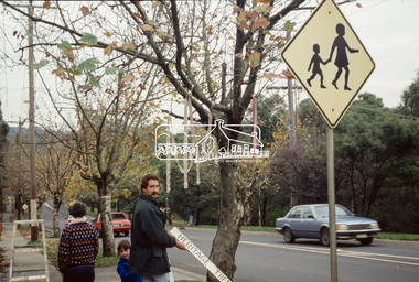 Slide - Photograph, World Environment Day 1993, Avenue of Honour, Main Road, Eltham, 5 June 1993