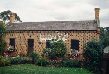Slide - Photograph, Shillinglaw Cottage, Panther Place, Eltham, c.Oct. 1993
