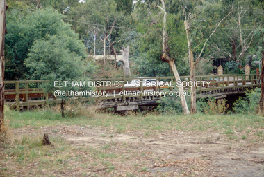Slide - Photograph, Diamond Street Bridge, Eltham, c.1993