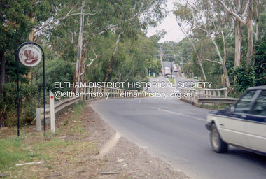Slide - Photograph, Wattletree Road Bridge, Eltham, c.1993