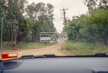 Slide - Photograph, Stony Creek Road, North Warrandyte, c.1993