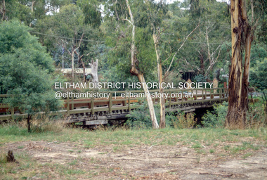 Slide - Photograph, Diamond Street Bridge, Eltham, c.1993