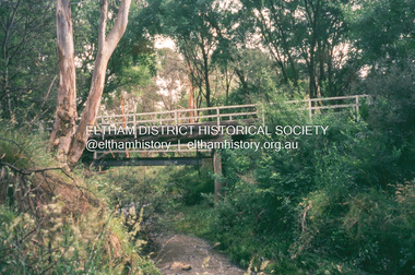 Slide - Photograph, Brougham Street Bridge, Eltham, c.1997