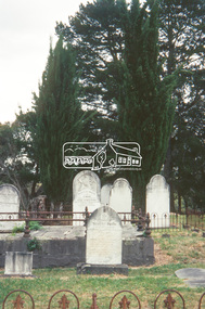 Slide - Photograph, Kangaroo Ground Cemetery, c.1993