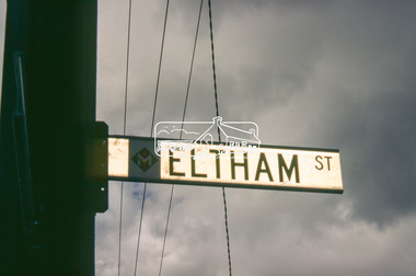 Slide - Photograph, Eltham Street, Flemington, c.1993