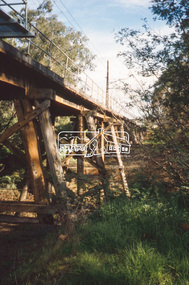 Slide - Photograph, Eltham Railway Trestle Bridge, c.Nov. 2001