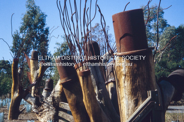 Slide - Photograph, "The Fences Act 1968" 1989-1994, Tony Trembarth, Edendale Farm, Gastons Road, Eltham, c.Nov. 2001