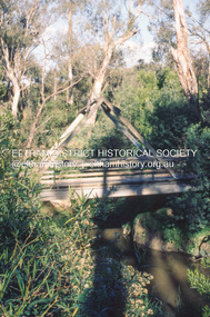 Slide - Photograph, Edendale Bridge, Eltham North, c.Nov. 2001