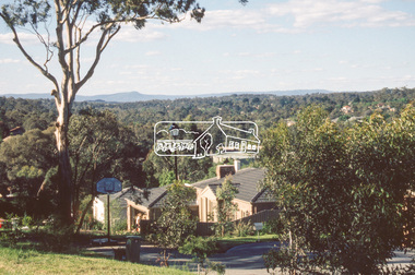 Slide - Photograph, Northeast view from near 68 Porter Street, Eltham, c.Nov. 2001