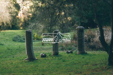 Slide - Photograph, Sculptures, Ninks Road, St Andrews, c.Nov. 2001