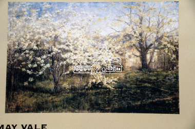 Slide - Photograph, The Orchard, May Vale (c.1904), Heidelberg School Artists Trail, Diamond Creek, c.Nov. 2001
