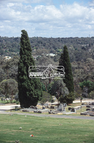 Slide - Photograph, Gardens, Eltham Cemetery, c.2004