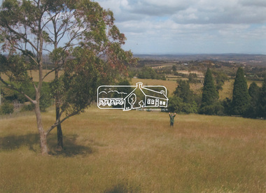 Photograph, Harry Gilham on field adjacent to Memorial Park, Kangaroo Ground, 2015