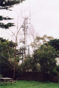 Photograph, Emergency Services communication tower, Shire of Eltham Memorial Park, Garden Hill, Eltham-Yarra Glen Road, Kangaroo Ground, May 2011