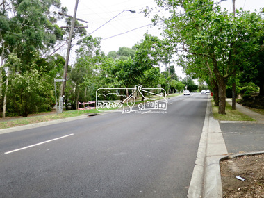 Photograph, Jim Connor, Avenue of Honour, Main Road, Eltham, 14 Jan 2017