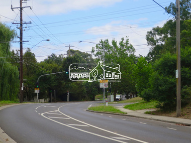 Photograph, Jim Connor, Avenue of Honour, Main Road, Eltham, 14 Jan 2017