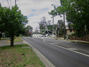 Photograph, Jim Connor, Avenue of Honour, Main Road, Eltham, 14 Jan 2017