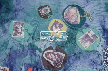 Slide - Photograph, Jacky Talbot, River of Life: Eltham Peace Banner, Sep 1986