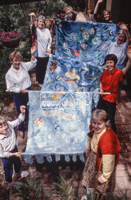 Slide - Photograph, Jacky Talbot, River of Life: Eltham Peace Banner, Sep 1986