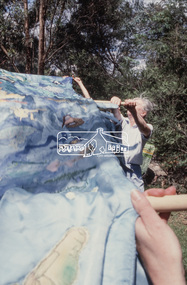 Slide - Photograph, Jacky Talbot, River of Life: Eltham Peace Banner, Sep 1986