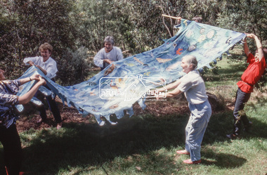 Slide - Photograph, Jacky Talbot, River of Life: Eltham Peace Banner, Sep 1986