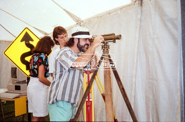 Negative - Photograph, Eltham Shire Council display, 1987 Eltham Community Festival, Alistair Knox Park, 7 Nov. 1987