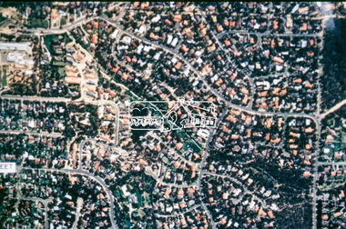 Slide - Photograph, Aerial Photo (c.1987): Woodridge Estate, Eltham, c.Aug. 1990