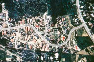Slide - Photograph, Aerial Photo (c.1987): Main Road and Leanne Drive, Eltham, c.Aug. 1990