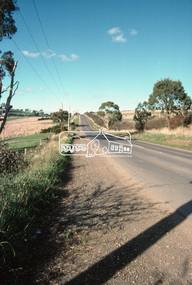 Slide - Photograph, Eltham-Yarra Glen Road, Kangaroo Ground, c.May 1988
