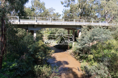 Photograph, Peter Pidgeon, Main Road Bridge, Eltham South, 8 Sep. 2021