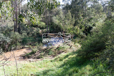 Photograph, Peter Pidgeon, Diamond Creek near Main Road Bridge, Eltham South, 8 Sep. 2021
