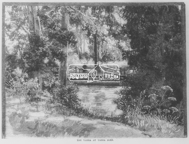 Negative - Photograph, Australasian Sketcher, The Yarra at Yarra Glen, 1889