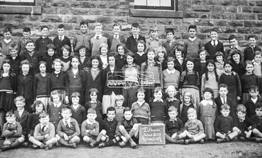 Negative - Photograph, Grades 1-6, Eltham State School No. 209, 1935