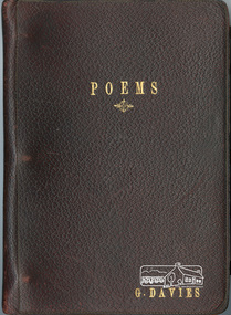Book, Gwendoline G. W. Davies, Poems - G. Davies, 1933-1934